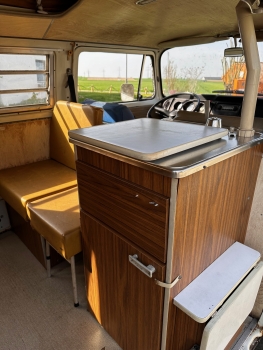 VW Bus T2ab Zwittermodell USA Import gute Basis motor läuft Westfalia Camper zum restaurieren
